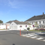 Vue arrière de l'EHPAD et du Cantum