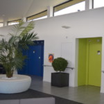 Unité ALZHEIMER - Salon et accès aux chambres