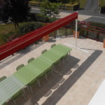 Autre vue de la terrasse de l'EHPAD