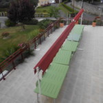 Autre vue de la terrasse de l'EHPAD